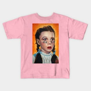 No Soul | Surreal Portrait of Dorothy | Wicked Witch | Face Tattoo | Acid Bath Psychedelic Surreal Tyler Tilley Painting Kids T-Shirt